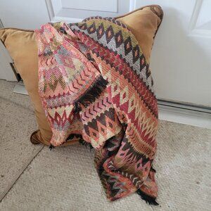 Lovely Challis Scarf in beutiful Southwest tones